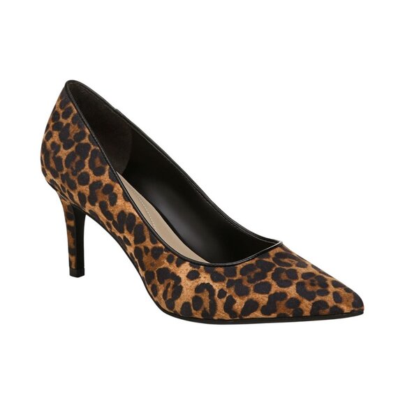 ON 34th Shoes - NWT On 34th Womens Jeules Pointed-Toe Slip On Pumps Leopard Microsuede 7M